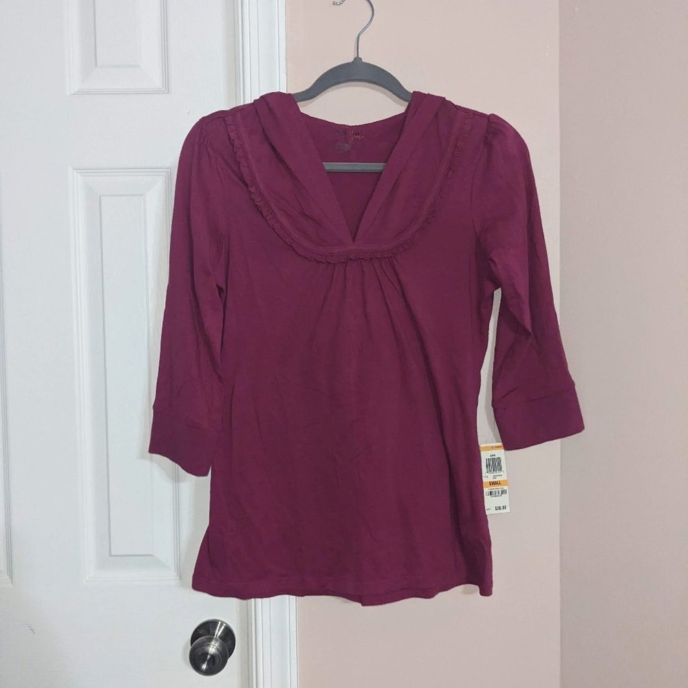 Spring pink hooded tee